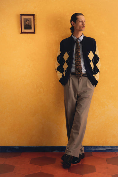 ARGYLE CARDIGAN