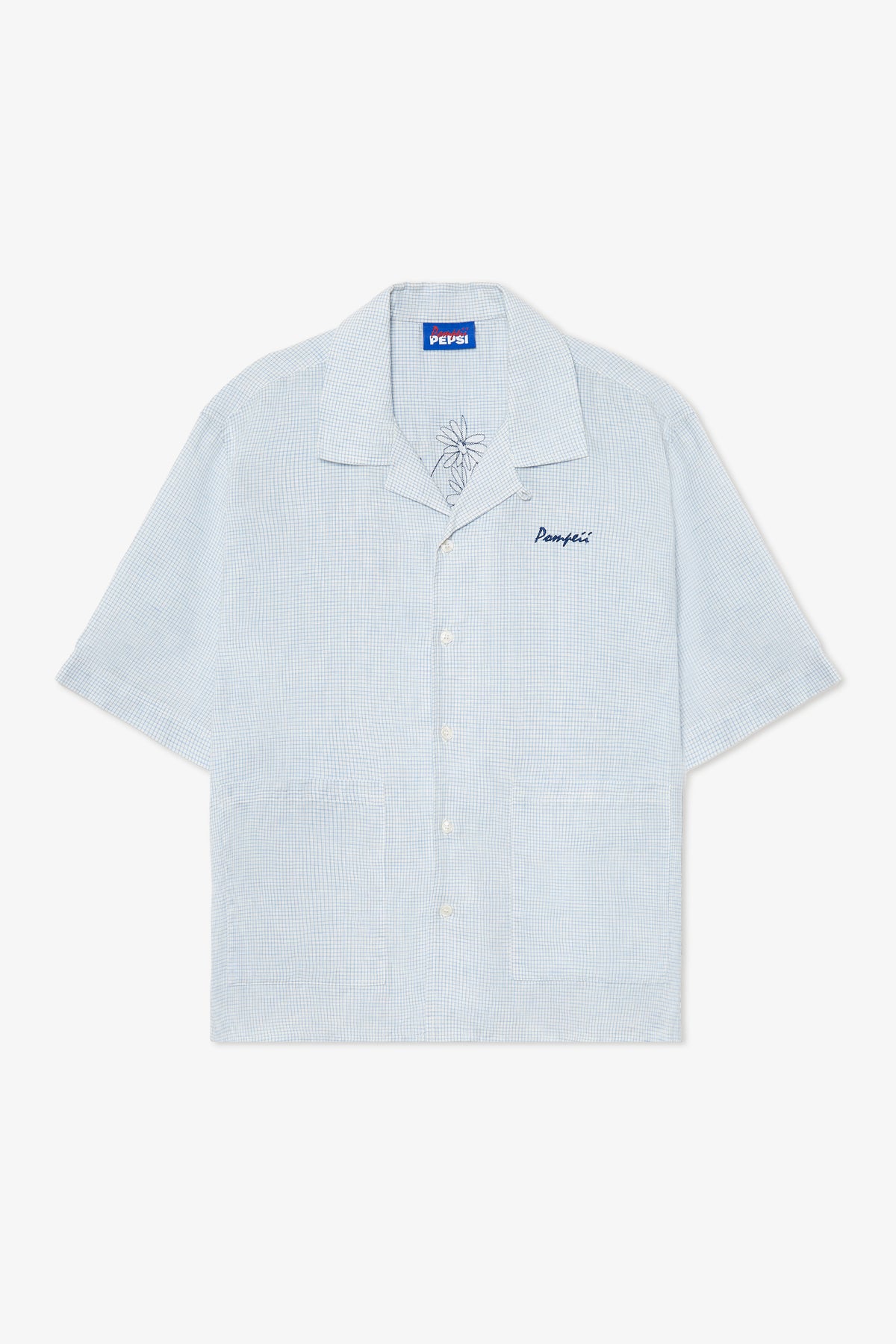 ESSENTIALS À CARREAUX BLEU SHIRT