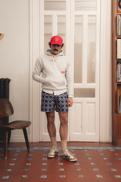 POMPEII LIGHT GREY MELLANGE REGULAR HOODIE