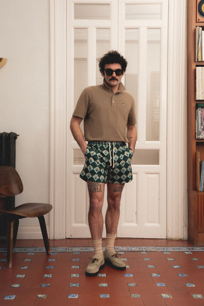 EMILIO KHAKI PIQUÉ POLO