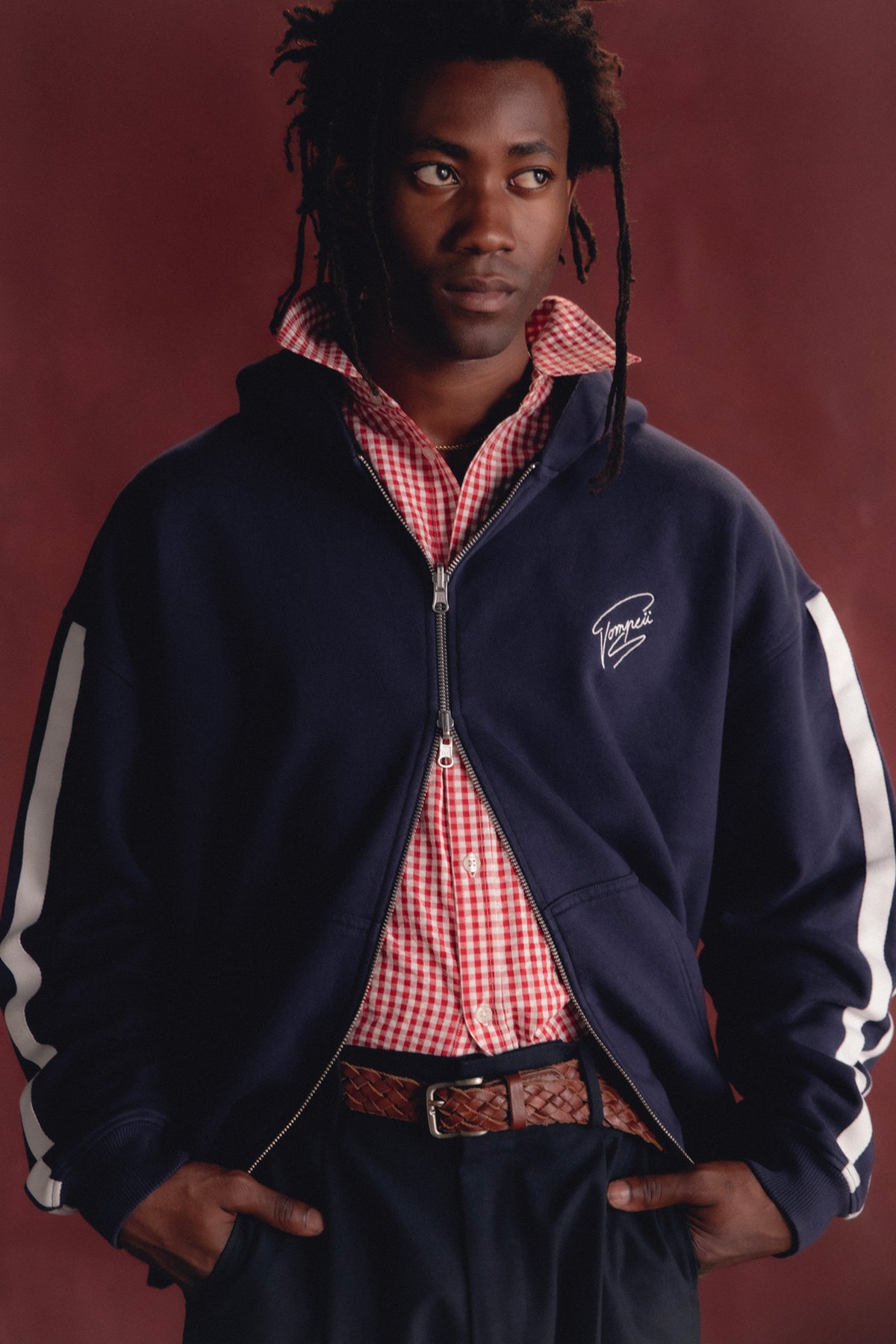 RACING ZIPPER HOODIE