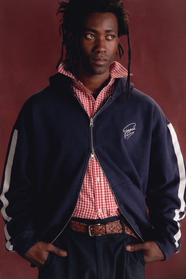 RACING ZIPPER HOODIE