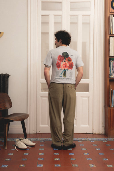 IMPOSTOR SYNDROME LIGHT GREY MELANGE TEE