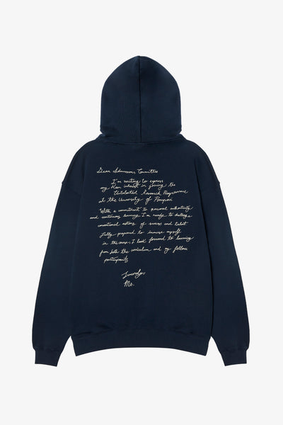 ADMISSION LETTER NAVY HOODIE