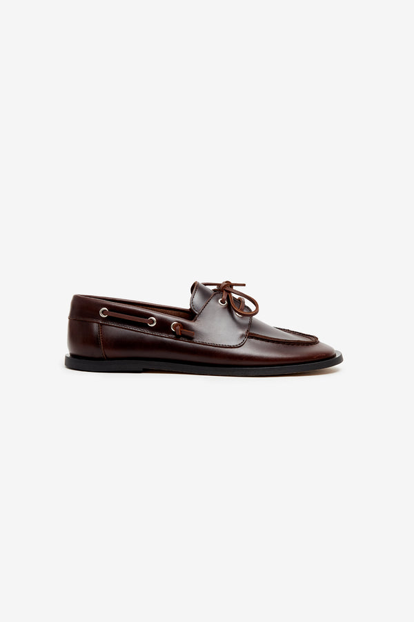 ARIETE LEATHER DARK BROWN