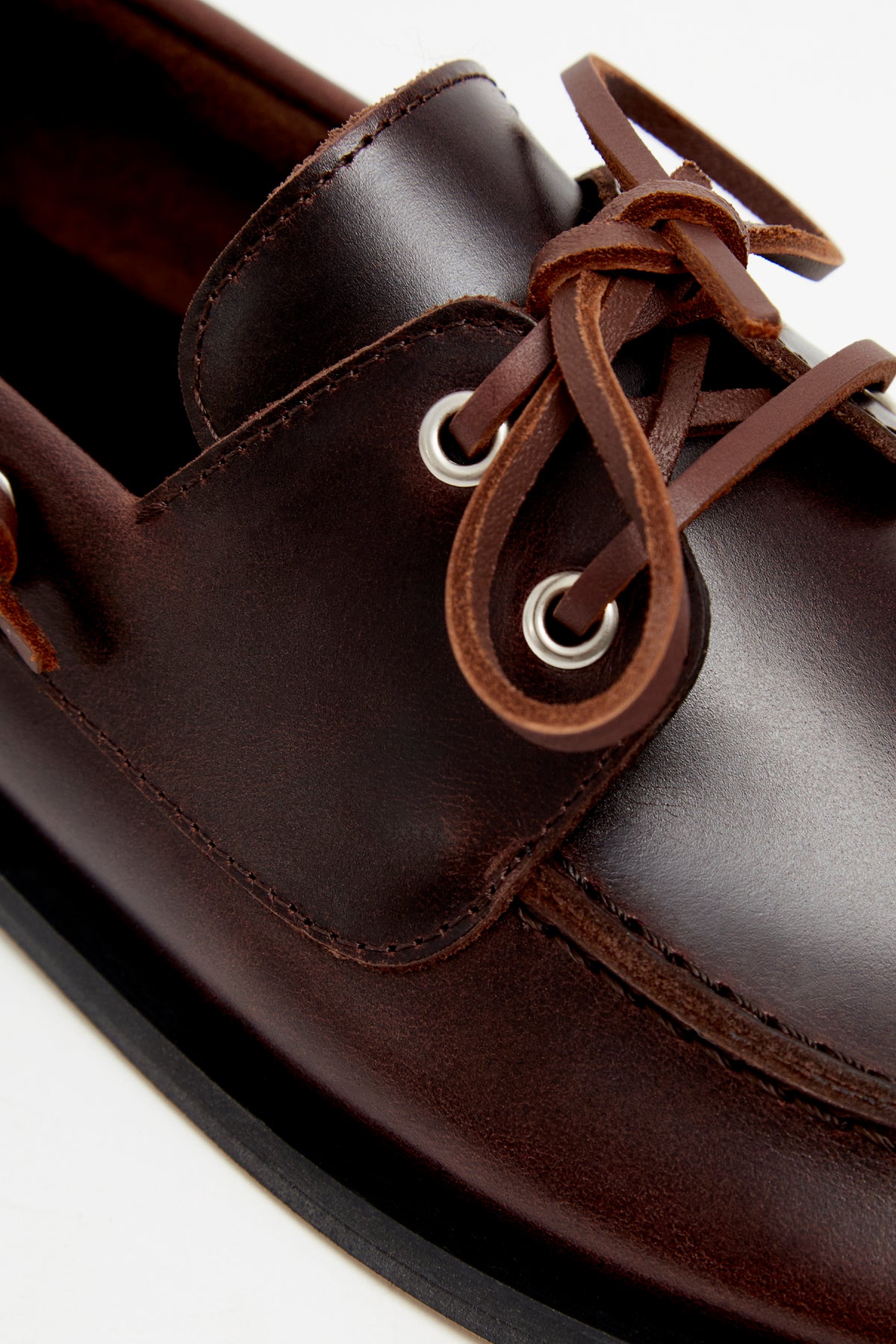 ARIETE LEATHER DARK BROWN