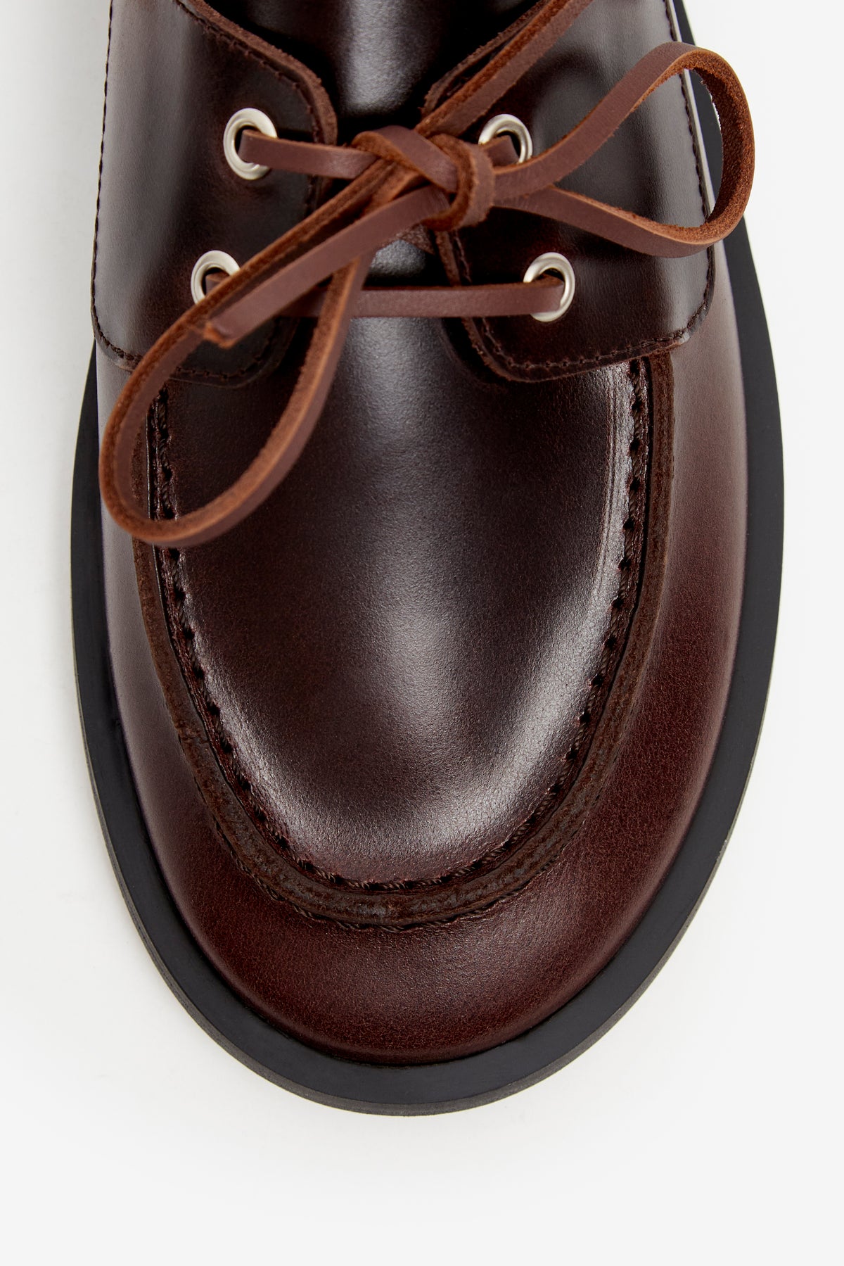 ARIETE LEATHER DARK BROWN