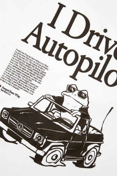 AUTOPILOT WHITE TEE