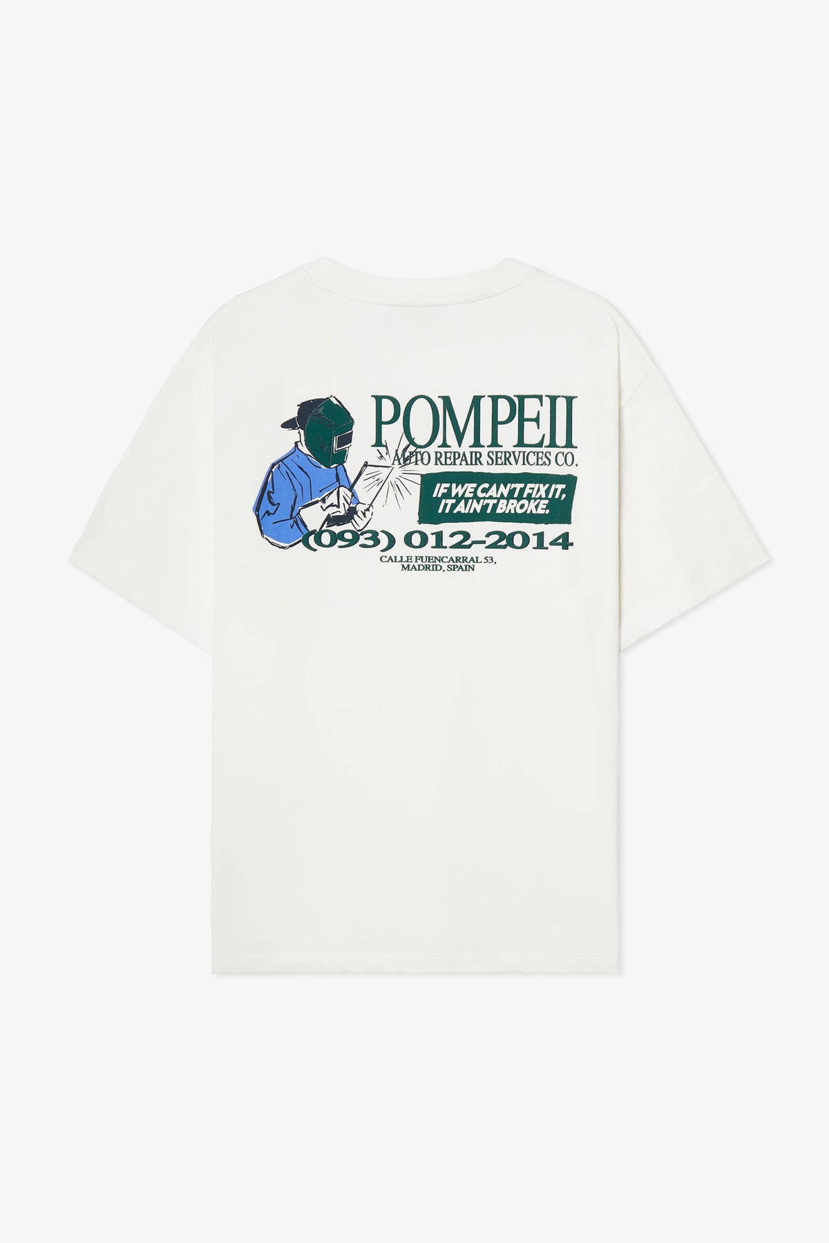 AUTO REPAIR OFF WHITE REGULAR TEE
