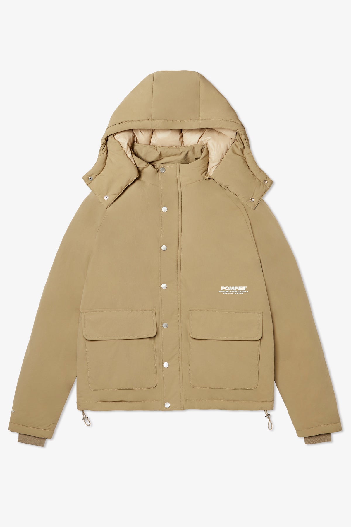 BEIGE PUFFER JACKET