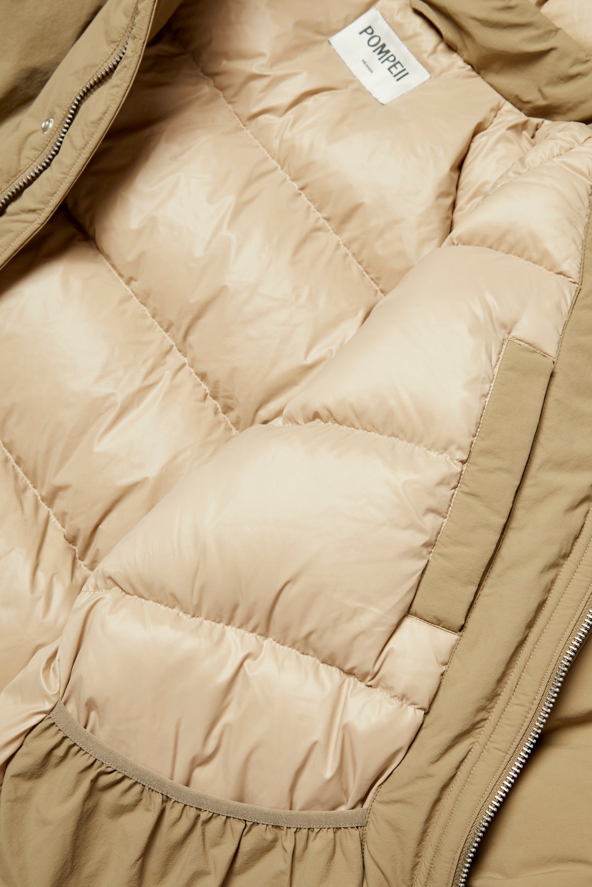 BEIGE PUFFER JACKET