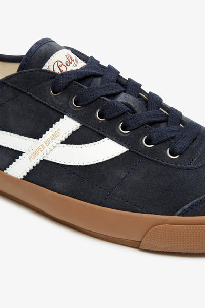 BELL SUEDE NAVY CARAMEL