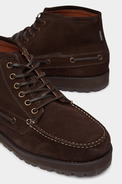 BRISTOL BOOT SUEDE HYDRO DARK BROWN