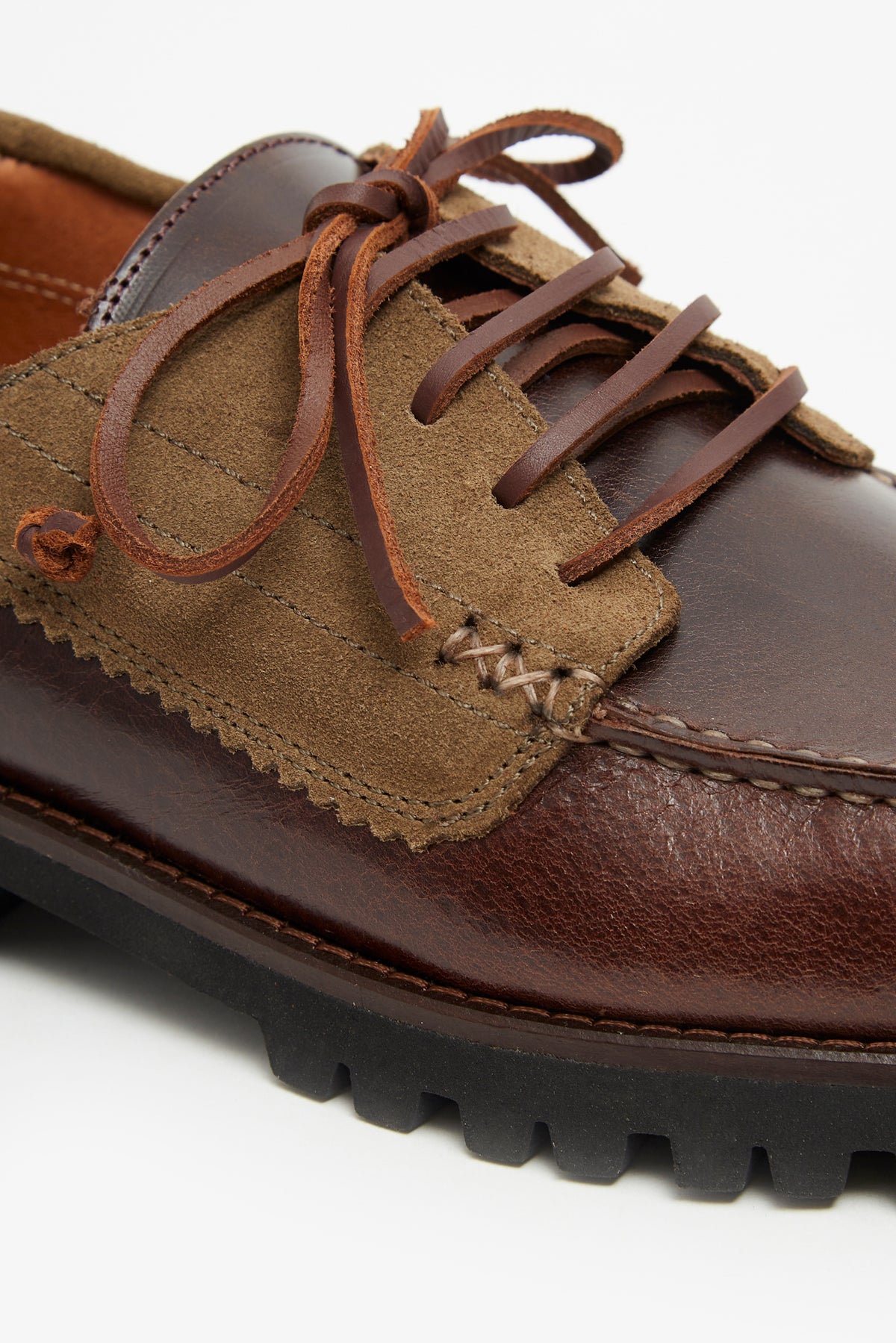 BRISTOL LEATHER BROWN KHAKI - Pompeii