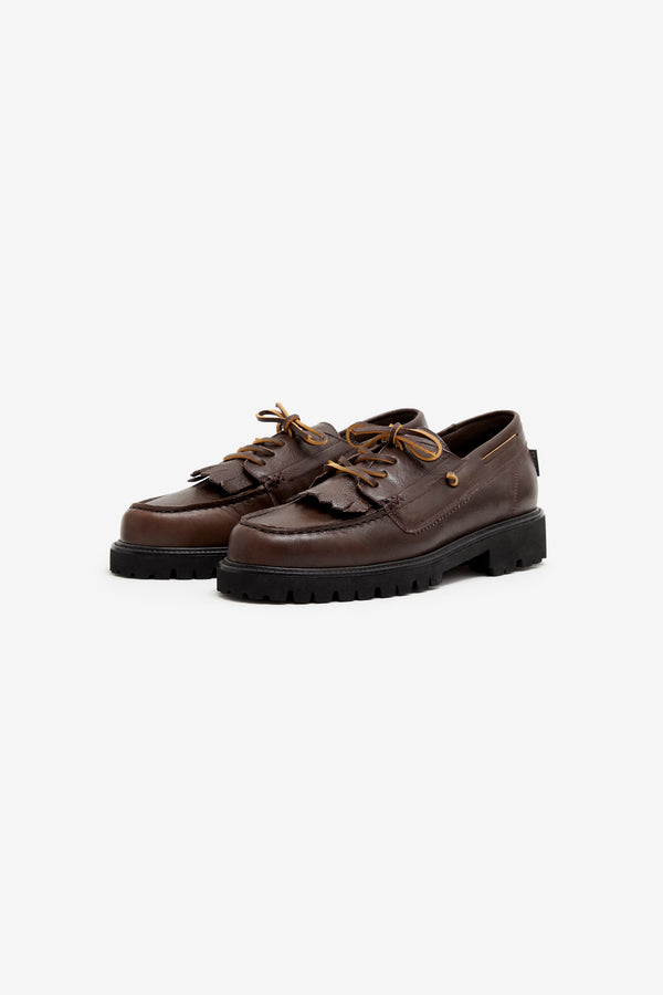 BRISTOL LEATHER GRAINY COFFEE