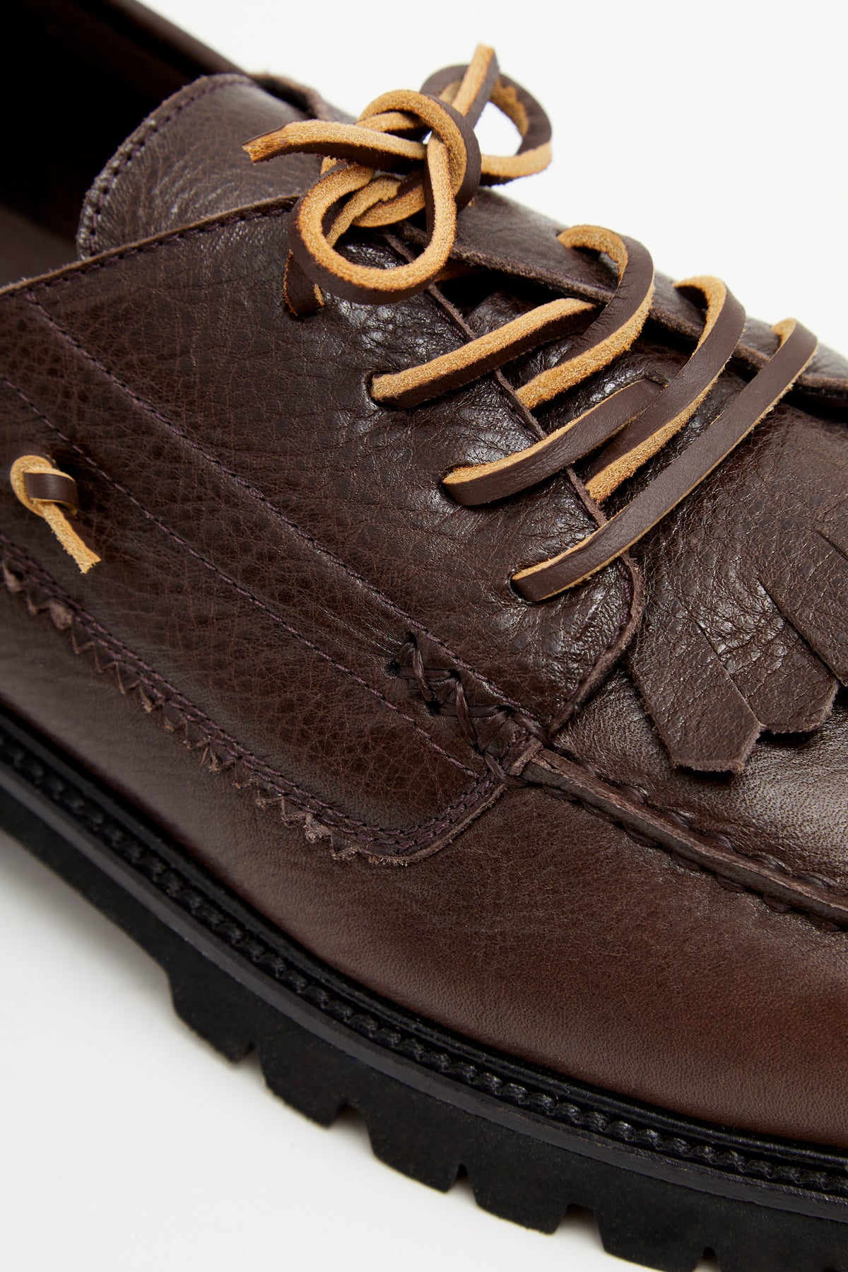 BRISTOL LEATHER GRAINY COFFEE