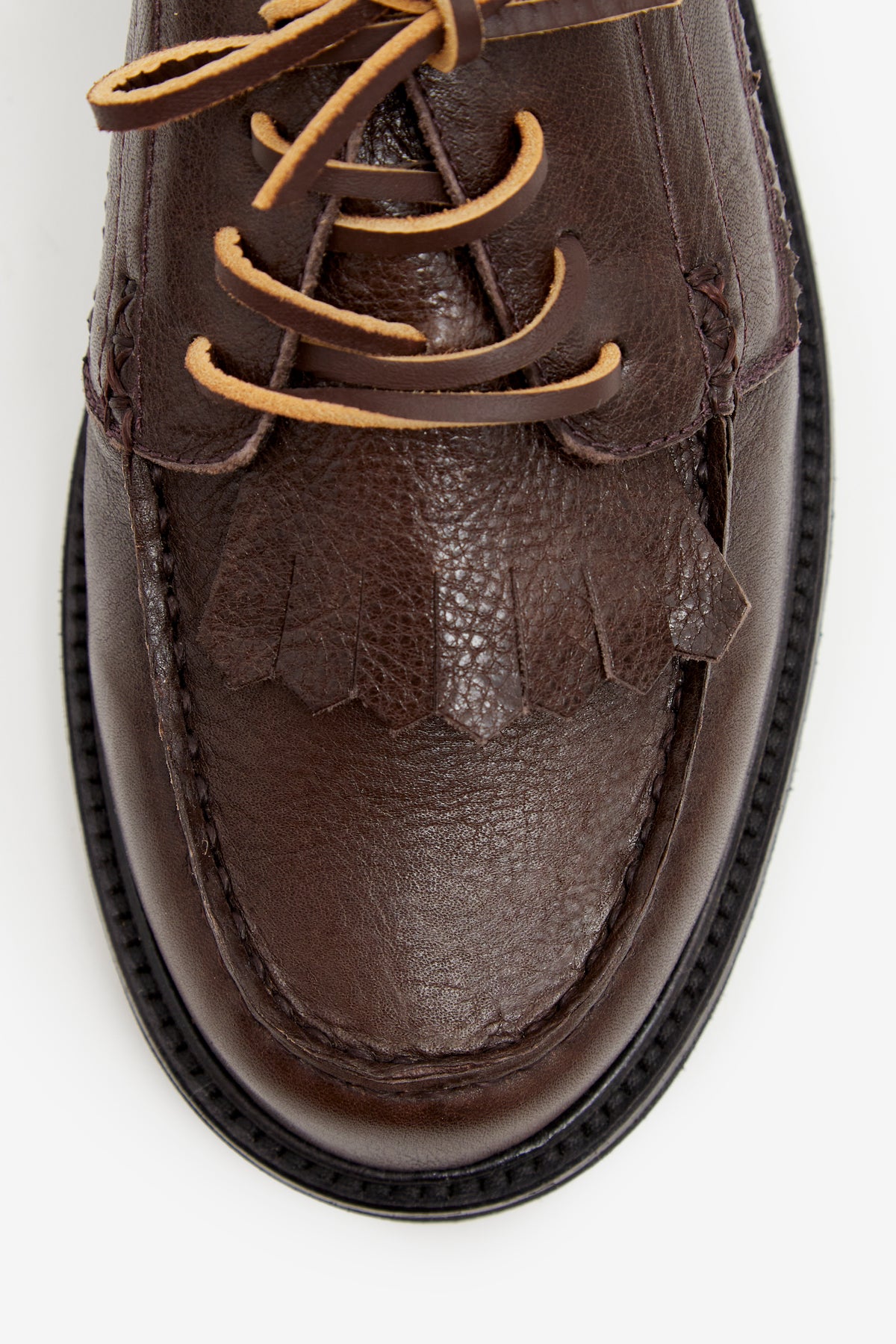 BRISTOL LEATHER GRAINY COFFEE