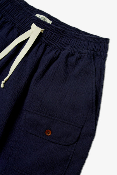 CARGO NAVY SEERSUCKER SHORTS