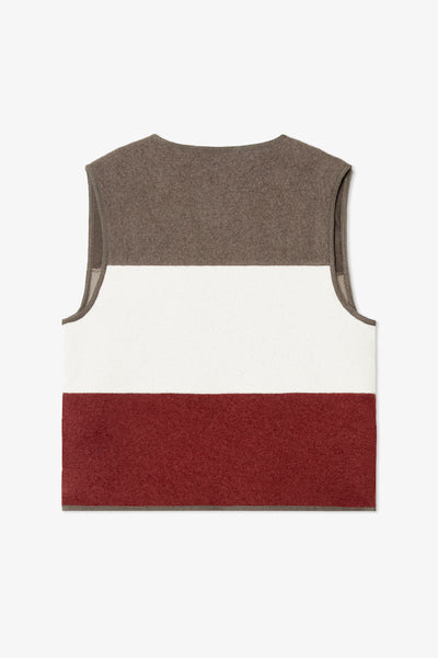 COLORBLOCK WOOL VEST
