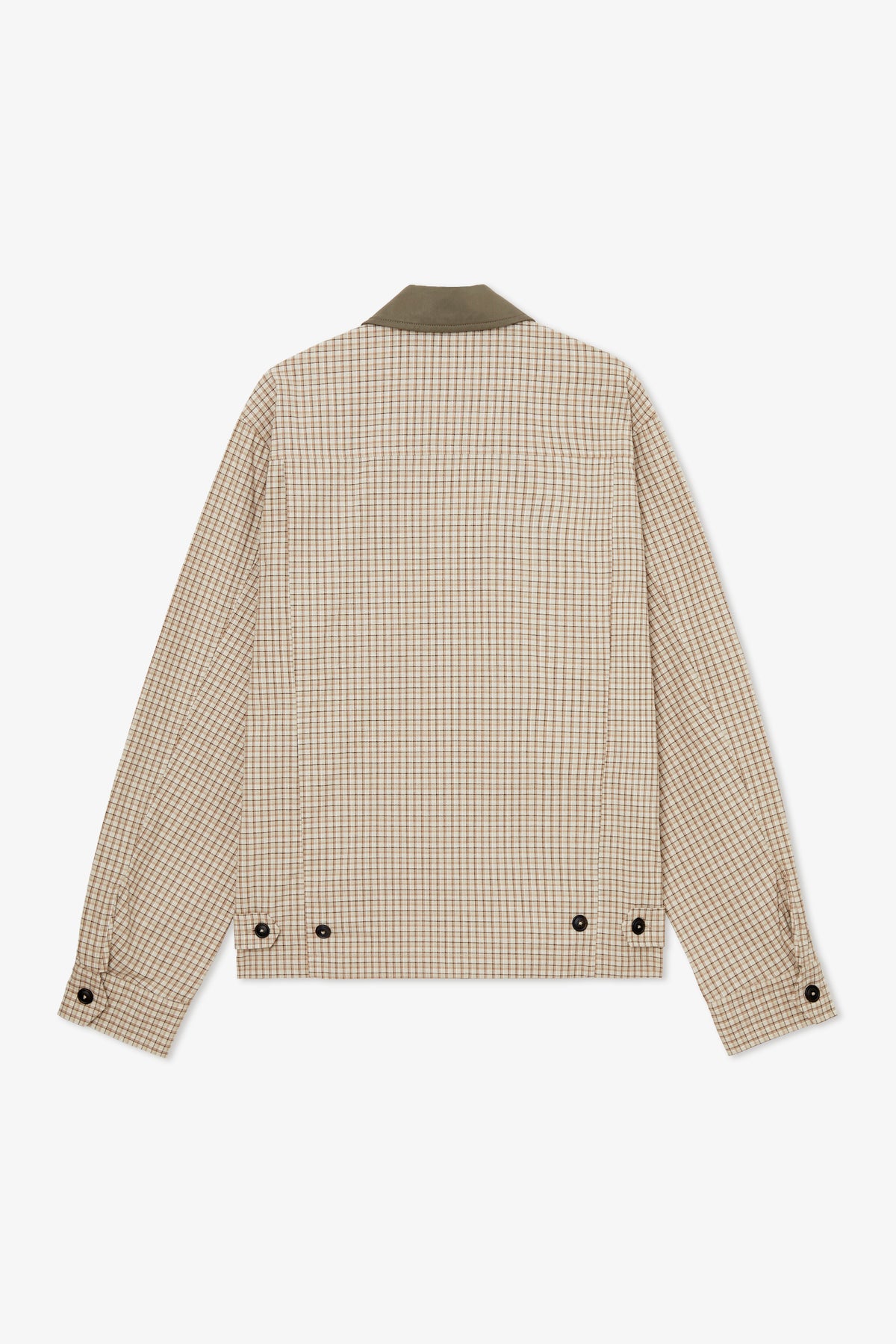 CHECKED LIGHT COTTON HARRINGTON