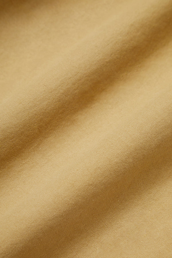SLUB COTTON CHINO OCHRE TROUSER