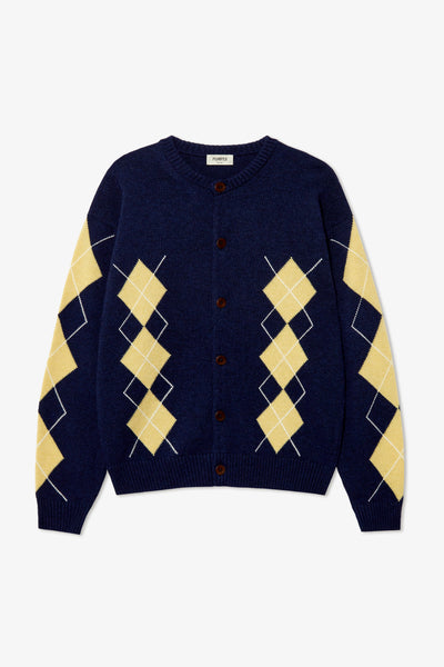 ARGYLE CARDIGAN