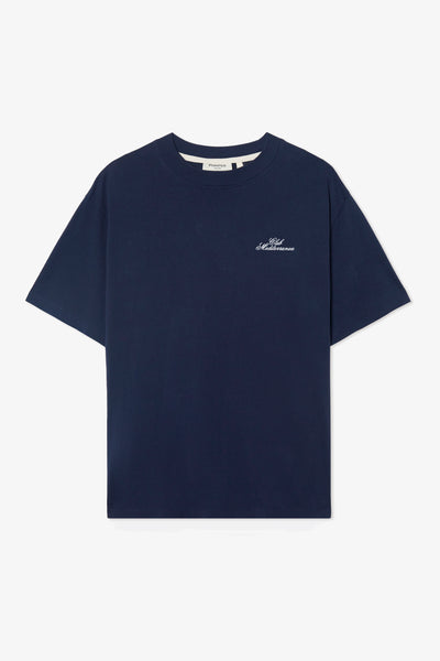 CLUB MEDITERRANEA NAVY BOXY TEE
