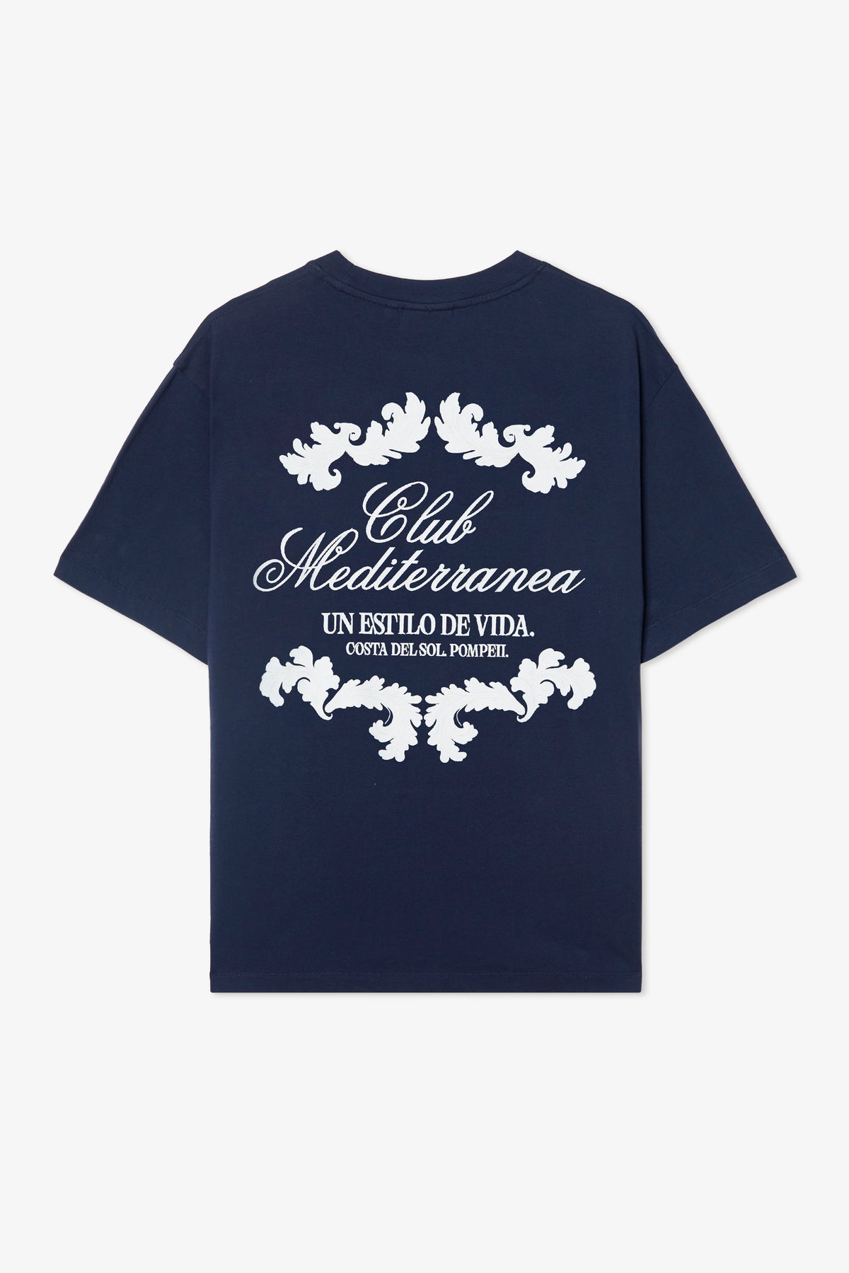 CLUB MEDITERRANEA NAVY BOXY TEE