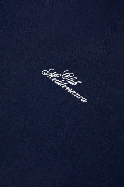 CLUB MEDITERRANEA NAVY BOXY TEE