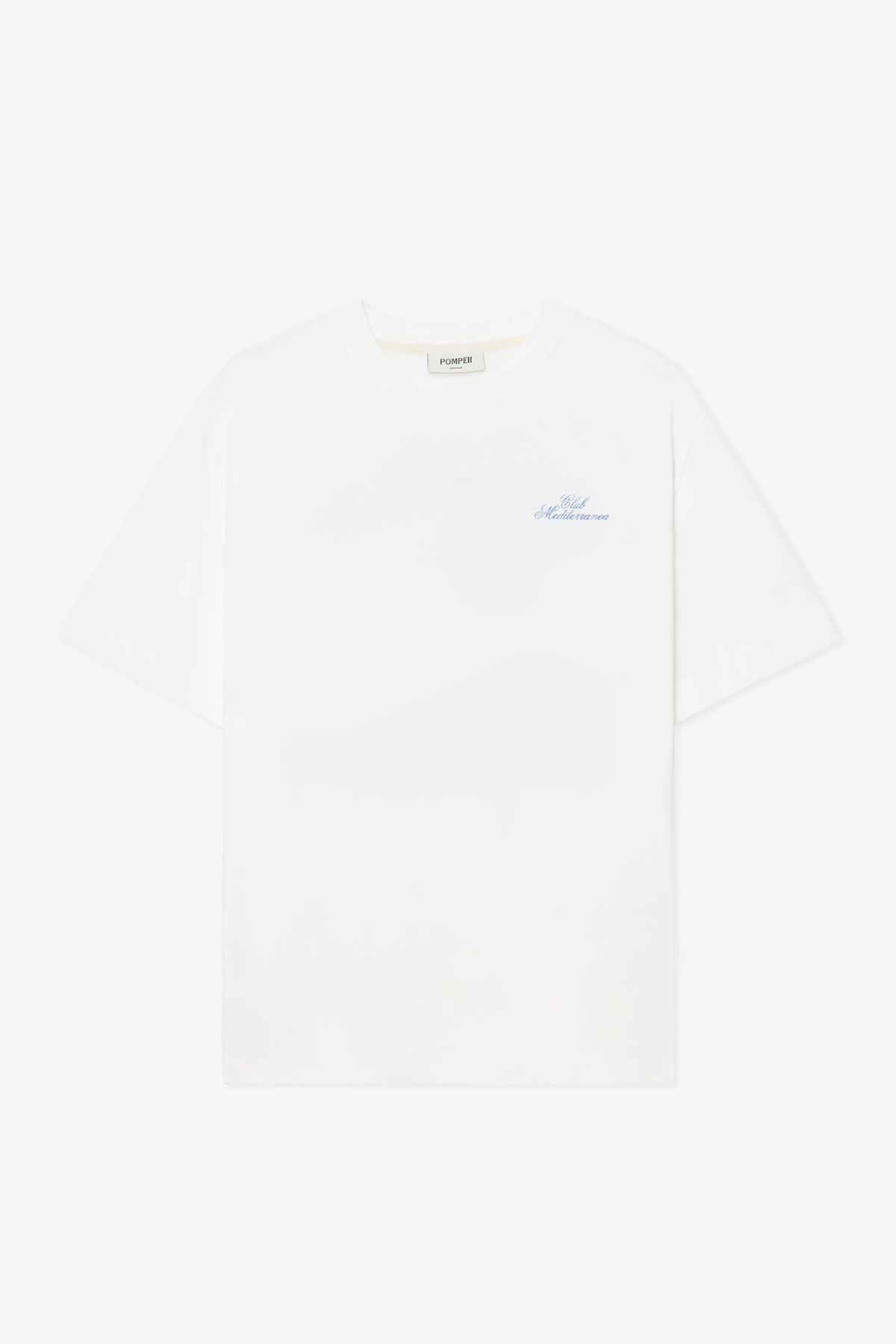CLUB MEDITERRANEA OFF WHITE BOXY TEE