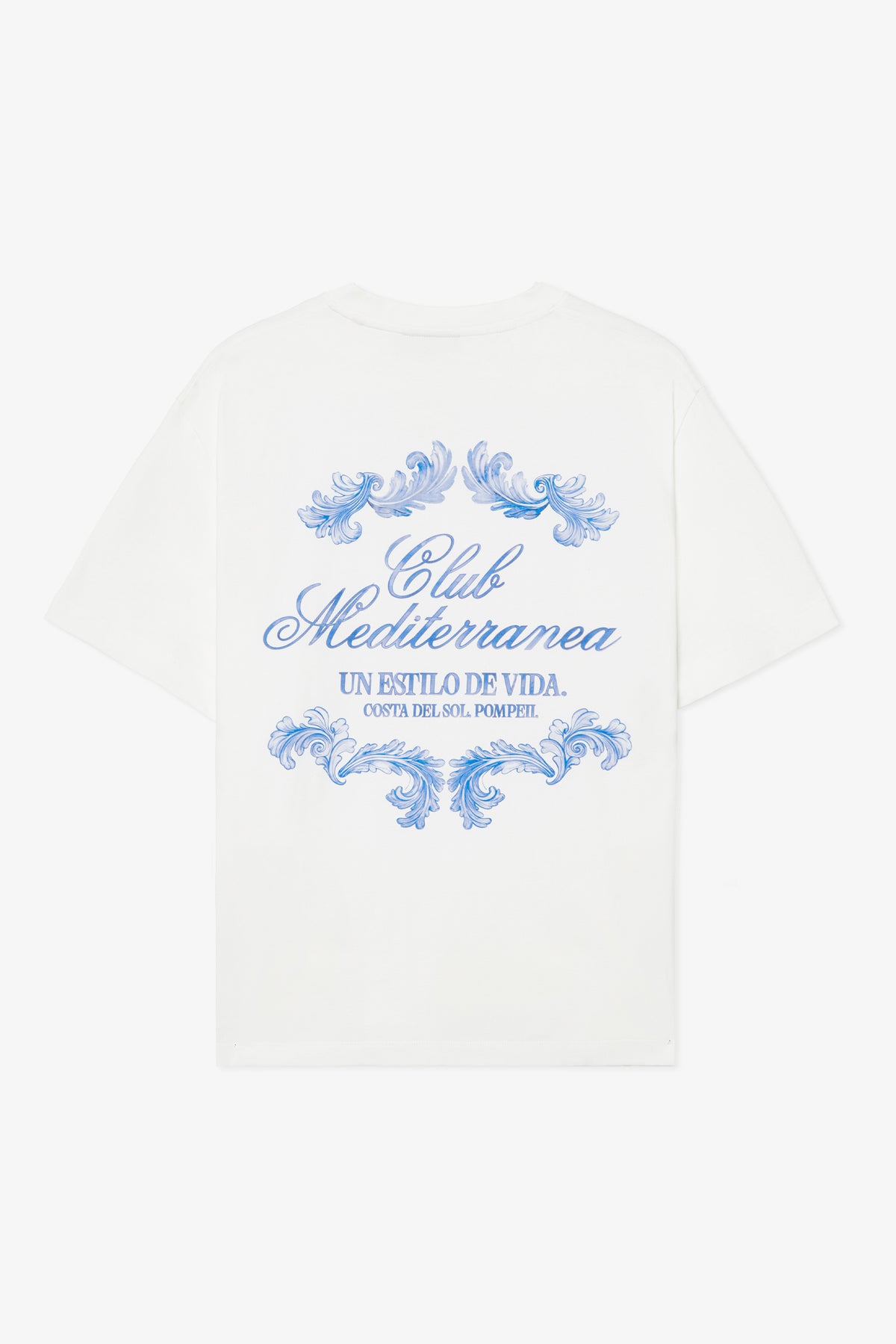 CLUB MEDITERRANEA OFF WHITE BOXY TEE