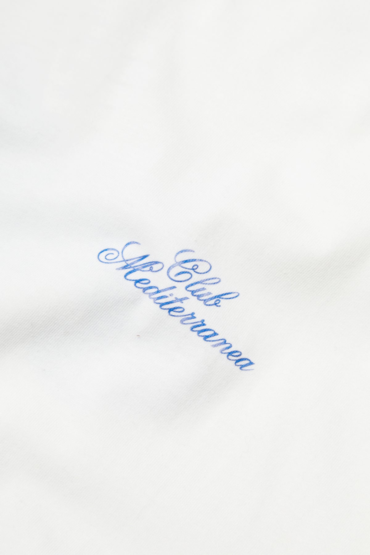 CLUB MEDITERRANEA OFF WHITE BOXY TEE