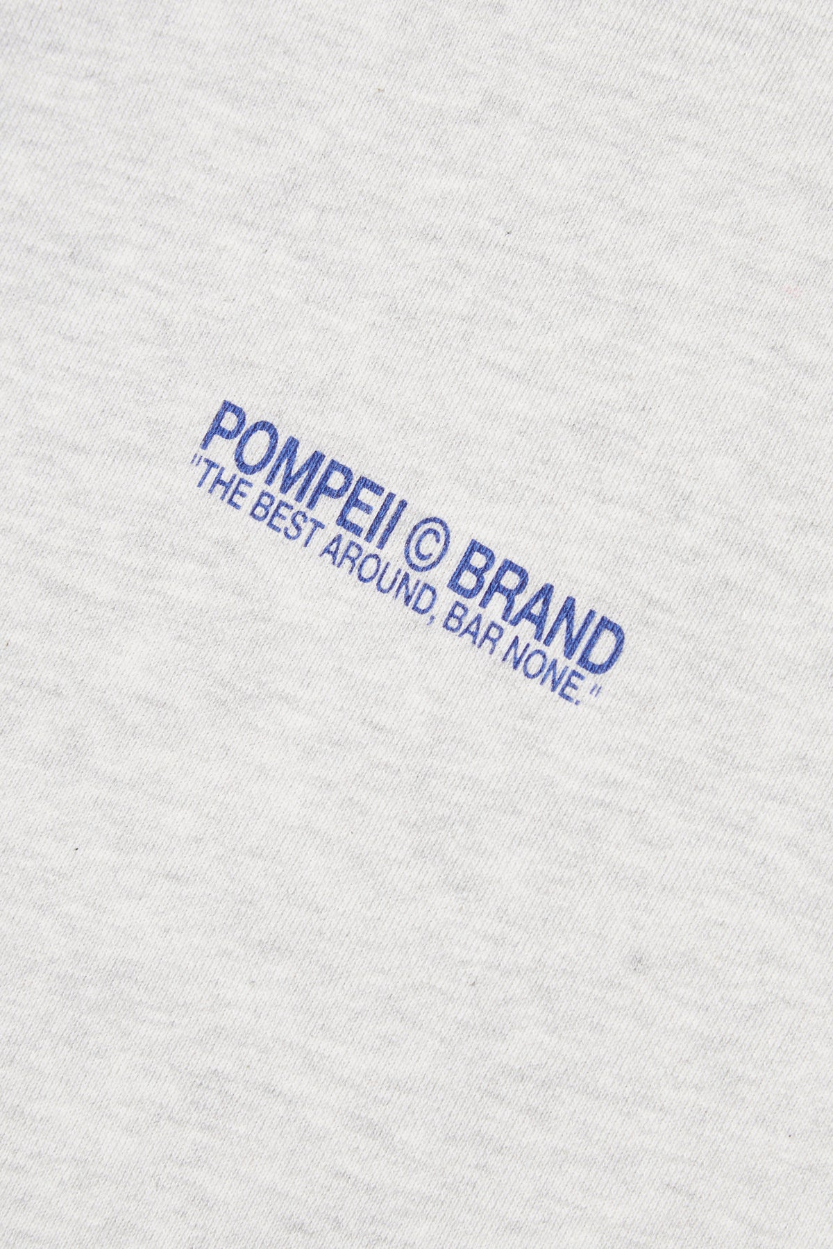 CREATIVE AGENCY LIGHT GREY MELLANGE RELAXED CREWNECK