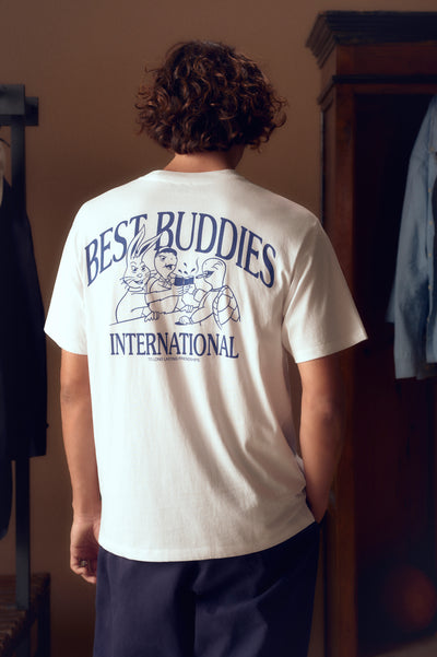 BEST BUDDIES WHITE TEE