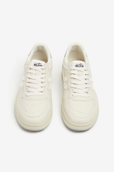 ELAN PIPPA LEATHER VANILLA WHITE