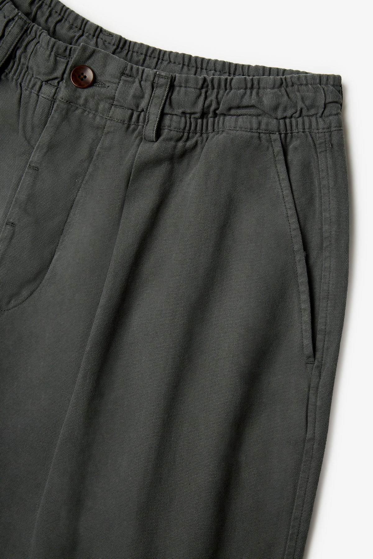 EMERALD CANVAS LOOSE TROUSER