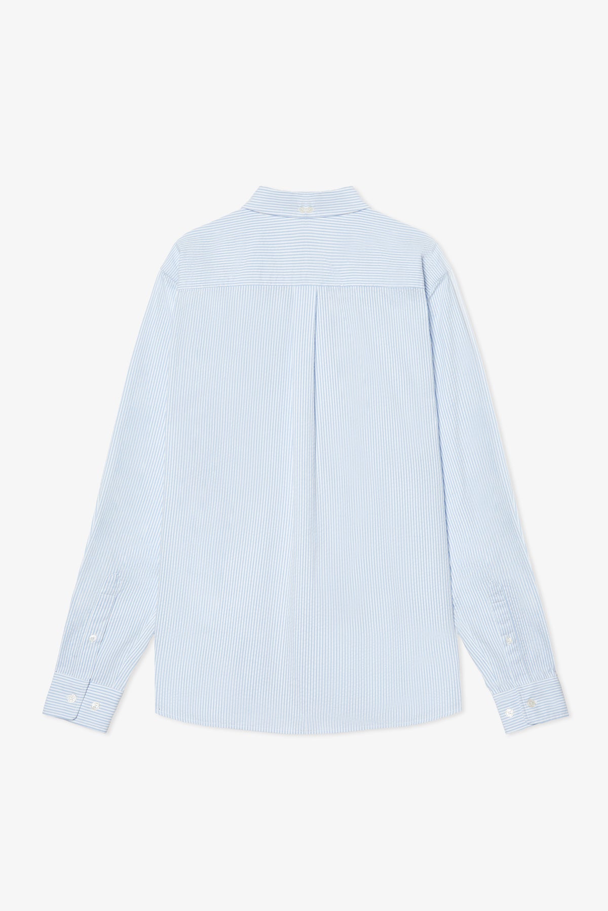 EMILIO SEERSUCKER LIGHT BLUE SHIRT