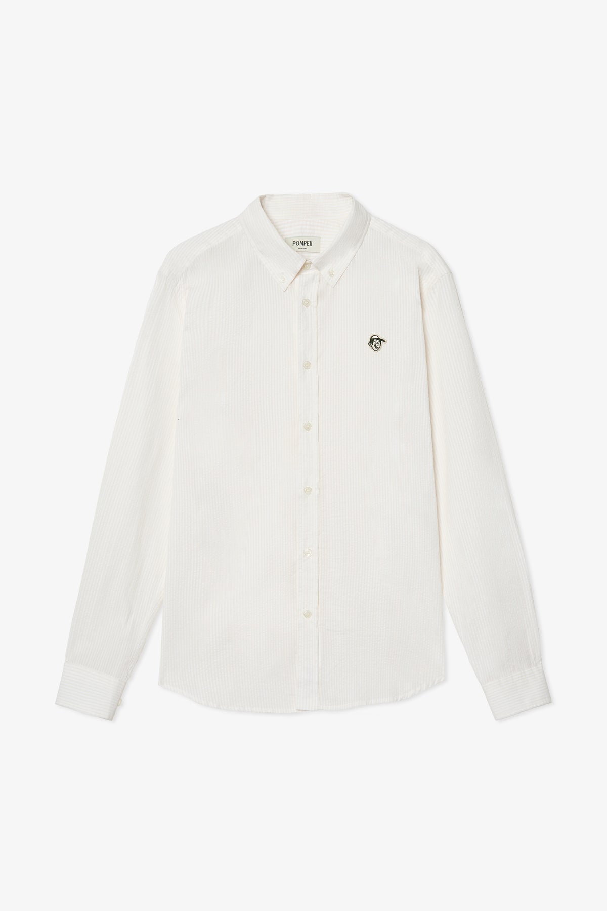 EMILIO SEERSUCKER OAT SHIRT