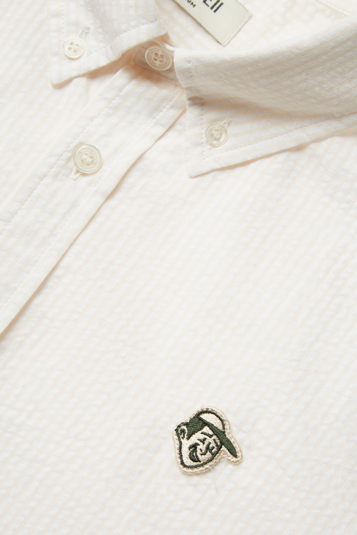 EMILIO SEERSUCKER OAT SHIRT