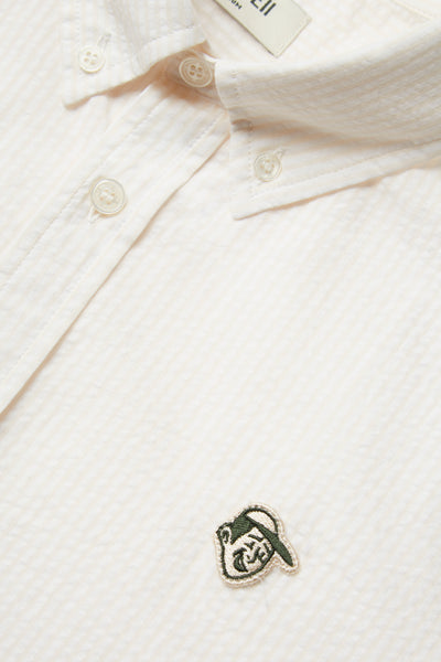 EMILIO SEERSUCKER OAT SHIRT