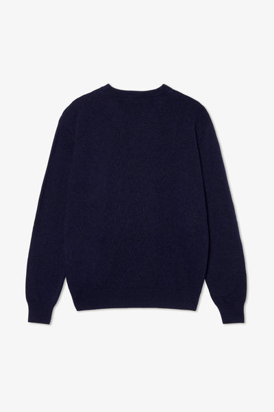 EQUESTRIAN NAVY KNIT SWEATER