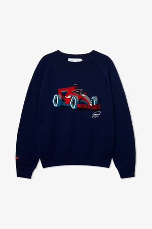 RACING KNIT JUMPER