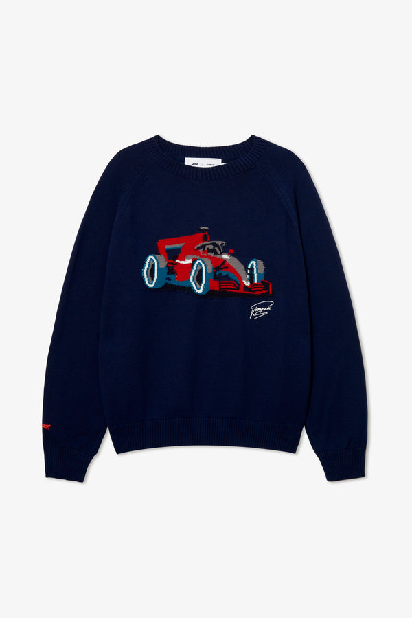 RACING KNIT JUMPER