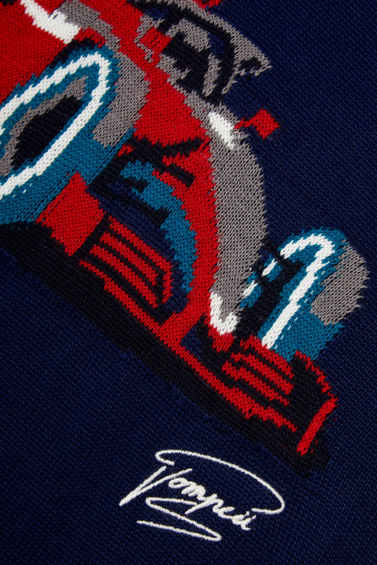 RACING KNIT JUMPER