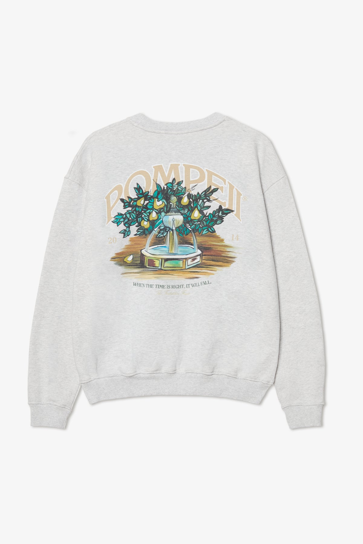 FOUNTAIN LIGHT GREY MÉLANGE CREWNECK