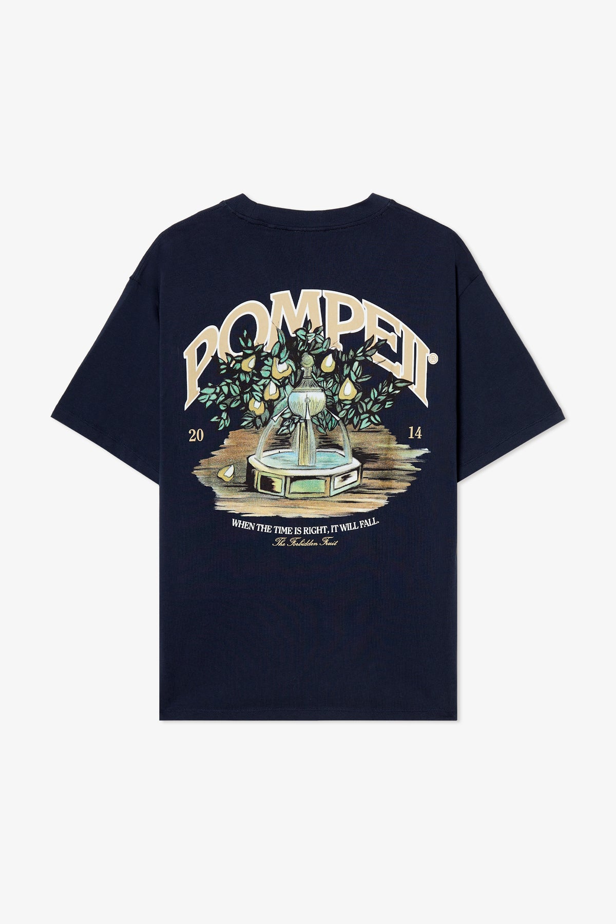 FOUNTAIN NAVY REGULAR GRAPHIC TEE