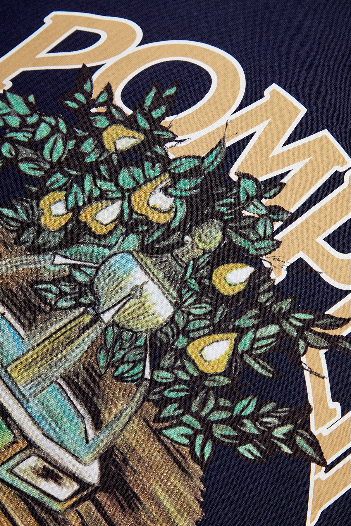 FOUNTAIN NAVY REGULAR GRAPHIC TEE