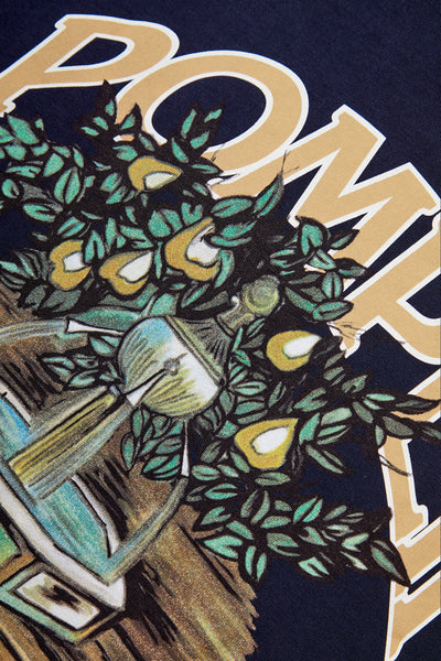 FOUNTAIN NAVY REGULAR GRAPHIC TEE