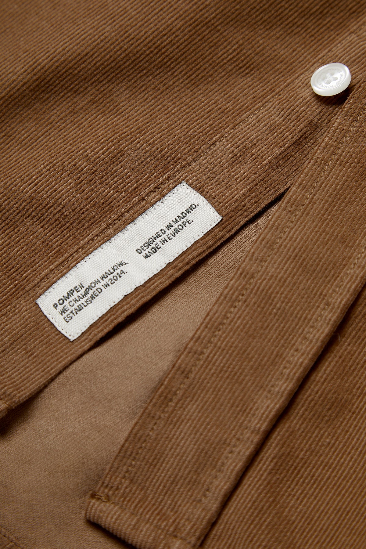 FUDGE CORDUROY BOXY SHIRT