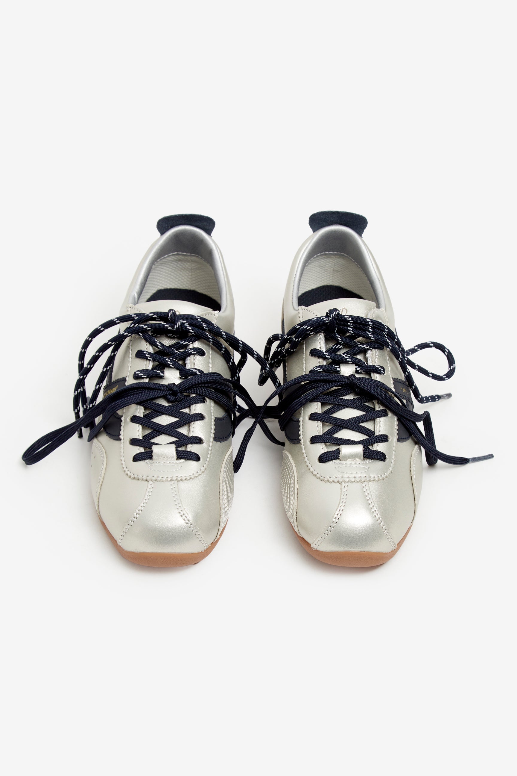 GEMINI LEATHER SILVER NAVY WO – Pompeii